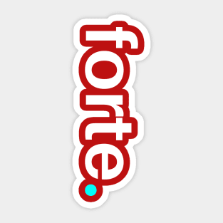 forte. Sticker